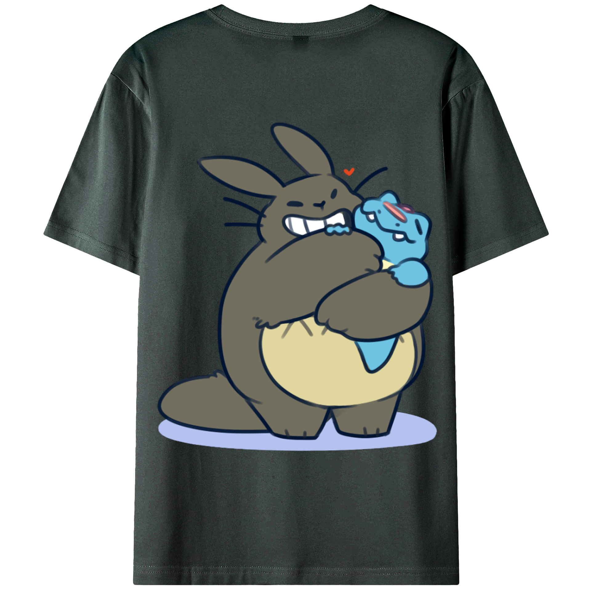 （画像用） となりのトトロ 草壁メイ 草壁サツキ My Neighbor Totoro Satsuki Kusakabe Mei Kusakabe 綿100％ メンズ半袖Tシャツ（バックプリント） 通気性